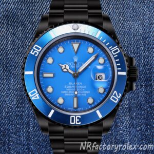 NR Rolex Submariner Fake Men's 116610 40mm Black-tone Watch