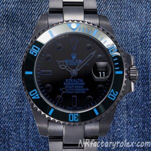 NR Rolex Submariner BLSTEALTH 40mm Men's Watch