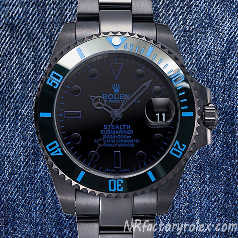 dræne Dovenskab enke NR Rolex Submariner Fake BLSTEALTH 40mm Men's Watch - NR Factory Watches On  Top NR Fake Rolex Watches Online Store